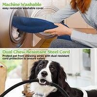 Popsky - Almohadillas de calentamiento para mascotas para perros y gatos, alfombrilla eléctrica de calentamiento para mascotas con cable resistente a las masticaciones y cubierta suave extraíble, ajuste de temperatura de 7 niveles ajustable para mascotas, - BESTMASCOTA.COM