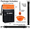 Bolsa de entrenamiento para perros pequeños a grandes, bolsa de entrenamiento para perros pequeños y grandes, bolsa de regalo para bocadillos para entrenamiento de recompensa, caminar, clip de metal, cinturón de cintura, correa de hombro, dispensador de b - BESTMASCOTA.COM