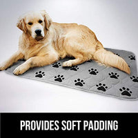 Gorilla Grip - Alfombrilla de cama reutilizable para perros, lavable, impermeable, certificado Oeko Tex, suave y absorbente, para entrenamiento de cachorros, almohadillas de protección de muebles para mascotas, cajas - BESTMASCOTA.COM