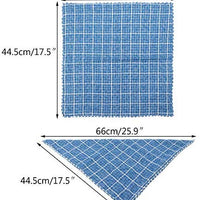 Segarty Bandana para perro, bufandas para cachorros pequeños, medianos, grandes, a cuadros, reversibles, para mascotas, bandanas, accesorios, juego de pañuelos triangulares - BESTMASCOTA.COM