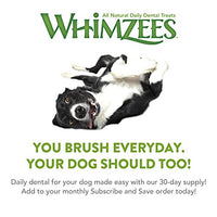 Whimzees Natural Grain Free Dental Dog Treats, Brushzees - BESTMASCOTA.COM