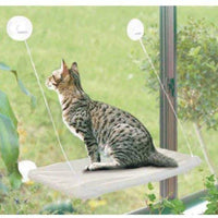 Sunny Seat Cama de gato, Ventana Perch Ventana Asiento Ventosa Vasos Ahorro de Espacio Gato Hamaca Mascota Asiento de Respaldo Estantes de Seguridad Gato – Proporciona todo alrededor de 360 ° Sunbath para gatos pesado hasta 30 lb, Albaricoque - BESTMASCOTA.COM