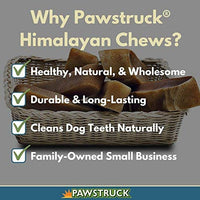 Masticable para perros Monster Himalayan Yak (6-8 onzas) Leche de Yak & Vaca Natural/Queso de Himalayas de larga duración, Jumbo Treat para perros, mejor XL grueso masticable Stick por Pawstruck - BESTMASCOTA.COM