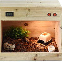 omem Reptiles Hideout humidification Cueva con cuenca para Lizard - BESTMASCOTA.COM