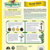 Semillas para pájaros, de la marca Wagner's Nyjer - BESTMASCOTA.COM