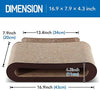 ScratchMe Cat Scratcher Cardboard Lounge Bed, Cat Scratching Post with Catnip - BESTMASCOTA.COM