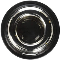 Plato de acero inoxidable Indipets a prueba de derrames, libre de salpicaduras sin punta anti resbalón con mango fácil de recoger - BESTMASCOTA.COM