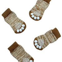 PUPTECK Anti-Slip Dog Socks Pet Paw Protection for Indoor Wear - BESTMASCOTA.COM