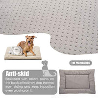Invenho - Cama para perro, cómoda, suave, antideslizante, lavable a máquina, almohadilla para perro, cama para perros y gatos, color beige - BESTMASCOTA.COM