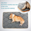 Petsure - Alfombrilla de espuma viscoelástica para cajón de perro, para perros y gatos pequeños, medianos, grandes, apta para cajas de 36 pulgadas, 42 pulgadas, 48 pulgadas, almohadilla ortopédica para perros, parte inferior antideslizante, color gris - BESTMASCOTA.COM