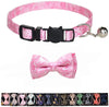 M-YOUNG Collar para gato con campana y pajarita, collares de seguridad ajustables para cachorro de gatito (6.7 in a 10,8 pulgadas) - BESTMASCOTA.COM