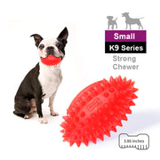 EETOYS K9 Max Juguetes para perros duraderos para masticadores agresivos, reemplazo de por vida garantizado, no tóxico, de goma TPE, dispensador de golosinas, bola para perros pequeños y medianos - BESTMASCOTA.COM