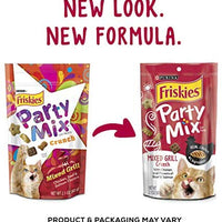 Purina Friskies Party Mix Adult Cat Treats - (6) 6 oz. Pouches - BESTMASCOTA.COM