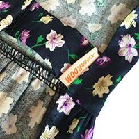 Petroom - Vestido de perro para cachorro, diseño de princesa floral para perros pequeños, gatos para verano - BESTMASCOTA.COM