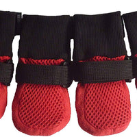 Botas para perro protectoras de patas, conjunto de 4 suaves suelas transpirables y antideslizantes, vienen en 5 tamaños - BESTMASCOTA.COM