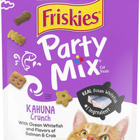 Purina Friskies Party Mix Adult Cat Treats - (6) 6 oz. Pouches - BESTMASCOTA.COM