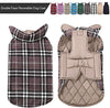 MIGOHI Dog Jackets for Winter Windproof Waterproof Reversible Dog Coat for Cold Weather British Style Plaid Warm Dog Vest for Small Medium Large Dogs - BESTMASCOTA.COM