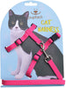 Arnés ajustable de nailon para gatos con correa negro PUPTECK. - BESTMASCOTA.COM