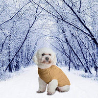 Mihachi – Sudadera para perro, abrigo de invierno, ropa clásica de punto para clima frío - BESTMASCOTA.COM