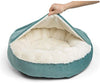 Cama acogedora Best Friends by Sheri, cama de lujo para perros y gatos con cobija, cálida y segura. Brinda apoyo para la cabeza, el cuello y las articulaciones, lavable a máquina, parte inferior resistente al agua - BESTMASCOTA.COM