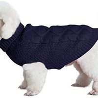 Mihachi – Sudadera para perro, abrigo de invierno, ropa clásica de punto para clima frío - BESTMASCOTA.COM