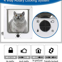 Puerta de mascota para gatos, puertas de gato para puertas interiores y puertas exteriores, 3 tamaños de opciones - BESTMASCOTA.COM