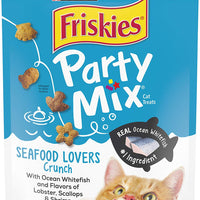 Purina Friskies Party Mix Adult Cat Treats - (6) 6 oz. Pouches - BESTMASCOTA.COM