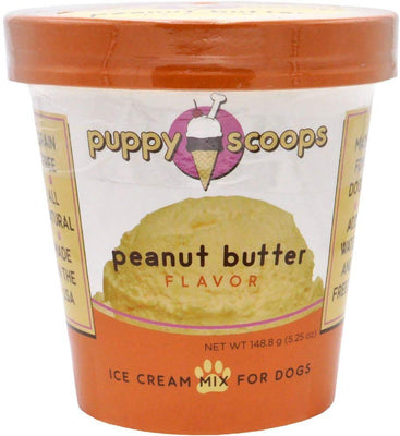 Puppy Scoops Mezcla para helado, para perros: Mantequilla de maní. Añada agua y congélelo en casa. - BESTMASCOTA.COM