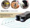 Petacc - Dispositivo antiladrido, ultrasónico para perro para controlar ladridos y caminar al aire libre, rango de control de 16 pies con luz LED - BESTMASCOTA.COM