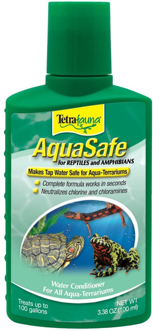TetraFauna AquaSafe Acondicionador de agua para reptiles y anfibios - BESTMASCOTA.COM