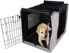 Petsfit Durable Double Door Polyester Dog Crate Cover with Mesh Window - BESTMASCOTA.COM