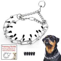 Mayerzon Collar de entrenamiento para perro, acero inoxidable, con puntas cómodas - BESTMASCOTA.COM