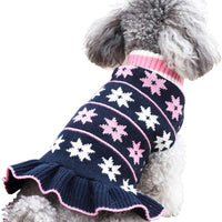 Kyeese - Suéter de cuello alto para perro, con agujero para la correa, ideal para otoño e invierno - BESTMASCOTA.COM