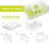 All for Paws Juguete interactivo para gatos con forma de puzle, dispensador de alimentos para gatos - BESTMASCOTA.COM