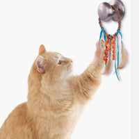 SmartyKat Dream Dangler Jute and Feather Cat Toy - BESTMASCOTA.COM