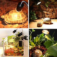 OMAYKEY 50W Basking Spot lámpara de calor foco blanco suave resplandor UVA cubierta de vidrio lámpara de calor/bombilla/luz para Lizard camaleón barbudo dragón serpiente acuario reptiles y anfibios – 2 unidades - BESTMASCOTA.COM