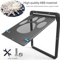 myfatboss mascota protector de puerta, mascota, perro, gato visualización Protector de puerta para puerta corredera, bloqueo automático/Con Cerradura - BESTMASCOTA.COM