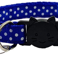 PACCOMFET 6 piezas de collares de gato rompedor ajustable colorido nailon seguridad mascota collar impreso punto de onda con campanas - BESTMASCOTA.COM