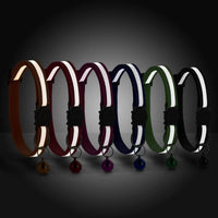 Petyoung - Paquete de 12 collares reflectantes para gatos, hebilla de liberación rápida con campana, collar ajustable para gato, 7.5 – 12.6 in - BESTMASCOTA.COM