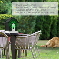 ELenest dispositivo antiladrido, 2019 nuevo dispositivo repelente de ladridos para perros al aire libre con control de nivel ultrasónico ajustable seguro para perros pequeños, medianos y grandes, disuasorio de corteza sónica, control de corteza - BESTMASCOTA.COM