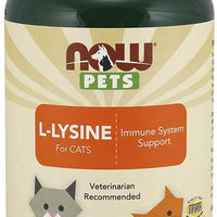 Now Pet Health, suplemento de lisina, en polvo, formulado para gatos, certificado por la NASC, 8 onzas - BESTMASCOTA.COM