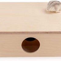 Niteangel 6-Chamber Hamster House Maze & Add-on - 6-Room Hideouts & Tunnel Exploring Toys for Hamster Gerbils Mice Lemmings Rats - BESTMASCOTA.COM