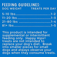 Happy Hips 100% carne, bocadillos para perro, sin granos con glucosamina y condroitina para apoyo articular. - BESTMASCOTA.COM