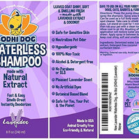 Champú para perros sin agua | Champú seco natural para perros o gatos no requiere enjuague | 100% no tóxico con extracto natural | Tratamiento aprobado por veterinarios - Fabricado en Estados Unidos - 1 botella de 8.1 fl oz - BESTMASCOTA.COM