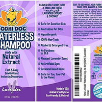 Champú para perros sin agua | Champú seco natural para perros o gatos sin enjuague | 100% no tóxico con extracto natural | Tratamiento aprobado por veterinarios - Fabricado en Estados Unidos - 1 botella de 8.1 fl oz - BESTMASCOTA.COM