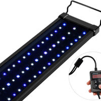 NICREW Luz de acuario de agua salada, luz LED marina para tanques de arrecife de coral, temporizador de 2 canales incluido - BESTMASCOTA.COM