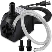PULACO 400GPH Submersible Water Pump with 5 ft Tubing, 25W Durable Fountain Water Pump for Pond Fountain, Aquariums Fish Tank, Statuary, Hydroponics - BESTMASCOTA.COM
