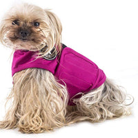 X@HE - Chaleco de alivio de ansiedad para perro, chaleco para mantener la comodidad, chaleco para perros de talla XS, M, L, XL, azul marino, gris, rosa, rojo y camuflaje - BESTMASCOTA.COM