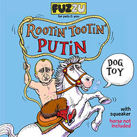 FUZZU Political Parody Dog Toys with Squeakers (Medium to Large Dogs), Various Styles (Bernie, Bill, Donald, Hillary, Vladimir) - Fun & Entertaining, Durable, Hand Illustrated Design & Premium Quality - BESTMASCOTA.COM