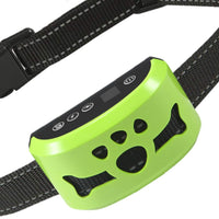Collar para perro sin ladridos con detección inteligente de vibración y golpes inofensivos – Dispositivo recargable antiladridos para perros pequeños, medianos y grandes - BESTMASCOTA.COM
